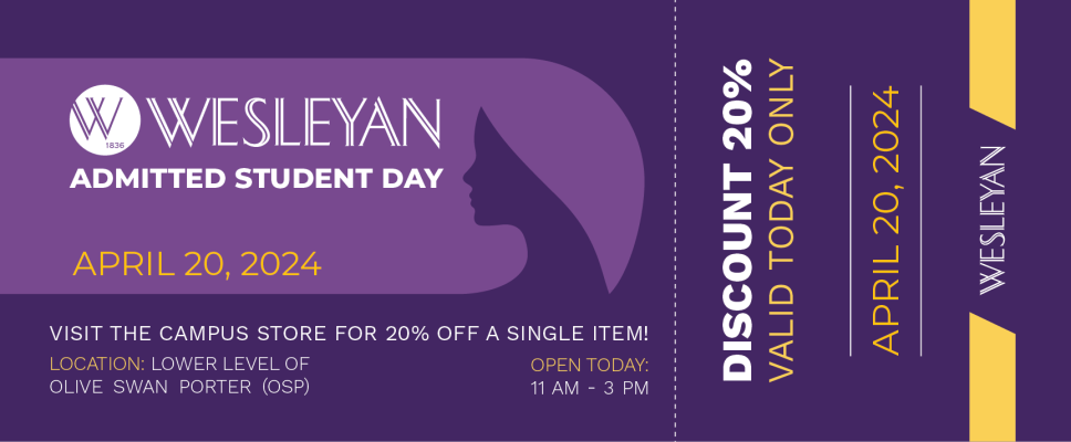 Wesleyan College Preview Day Meal Ticket-02